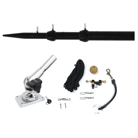 Tigress XD Center Rigger System - 8 - Black Center Rigging Kit 88621-1